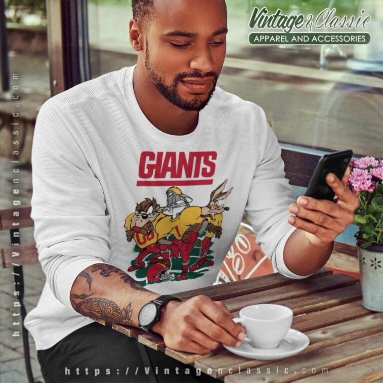 New York Giants Looney Tunes Taz Funny Nfl Football Sweatshirt New York Giants Looney Tunes Taz Funny Nfl Football Sweatshirt