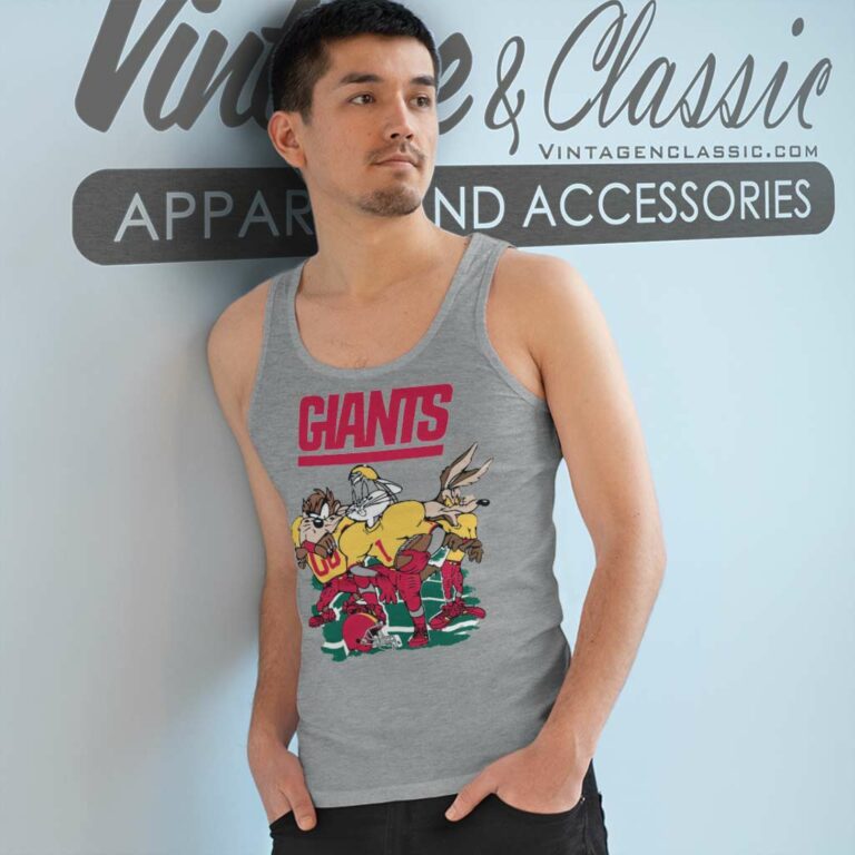 New York Giants Looney Tunes Taz Funny Nfl Football Tank Top Racerback New York Giants Looney Tunes Taz Funny Nfl Football Tank Top Racerback