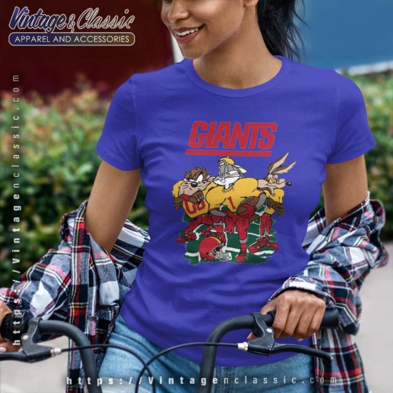 New York Giants Looney Tunes Taz Funny Nfl Football Women TShirt New York Giants Looney Tunes Taz Funny Nfl Football Women TShirt