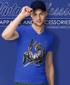 New York Giants Mandalorian Star Wars V Neck TShirt