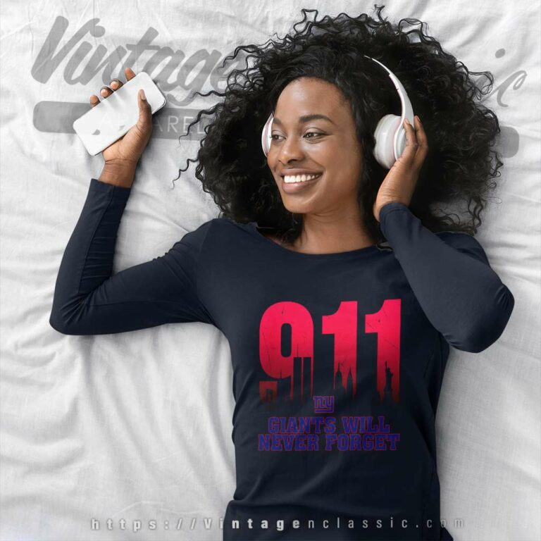 New York Giants Nfl 911 Will Never Forget Long Sleeve Tee New York Giants Nfl 911 Will Never Forget Long Sleeve Tee