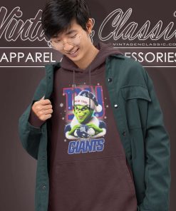 New York Giants Santa Grinch Christmas Love New York Giants Santa Grinch Christmas Love Hoodie