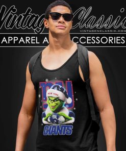New York Giants Santa Grinch Christmas Love Tank Top Racerback