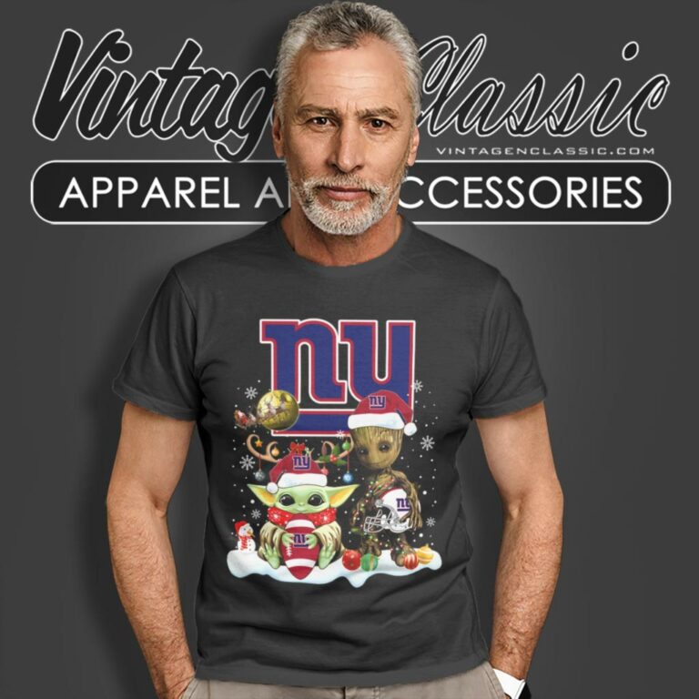 New York Giants Shirt Baby Yoda And Groot Santa Christmas T Shirt New York Giants Shirt Baby Yoda And Groot Santa Christmas T Shirt