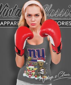 New York Giants Shirt Baby Yoda And Groot Santa Christmas Tank Top Racerback