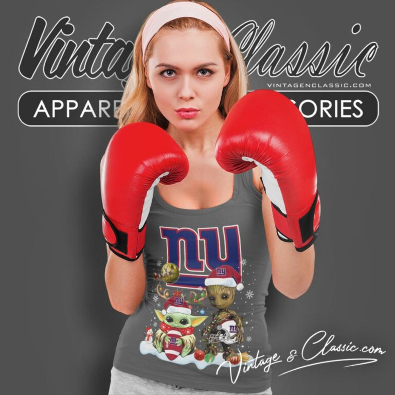 New York Giants Shirt Baby Yoda And Groot Santa Christmas Tank Top Racerback New York Giants Shirt Baby Yoda And Groot Santa Christmas Tank Top Racerback