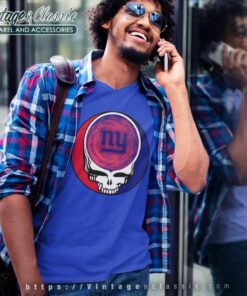 New York Giants Shirt Nfl Grateful Dead Logo V Neck TShirt
