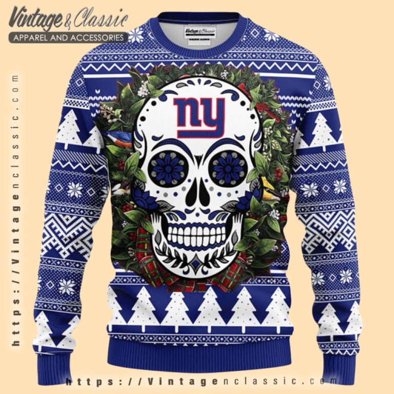 New York Giants Skull Ugly Christmas Sweater Ugly Christmas Sweater New York Giants Skull Ugly Christmas Sweater Ugly Christmas Sweater