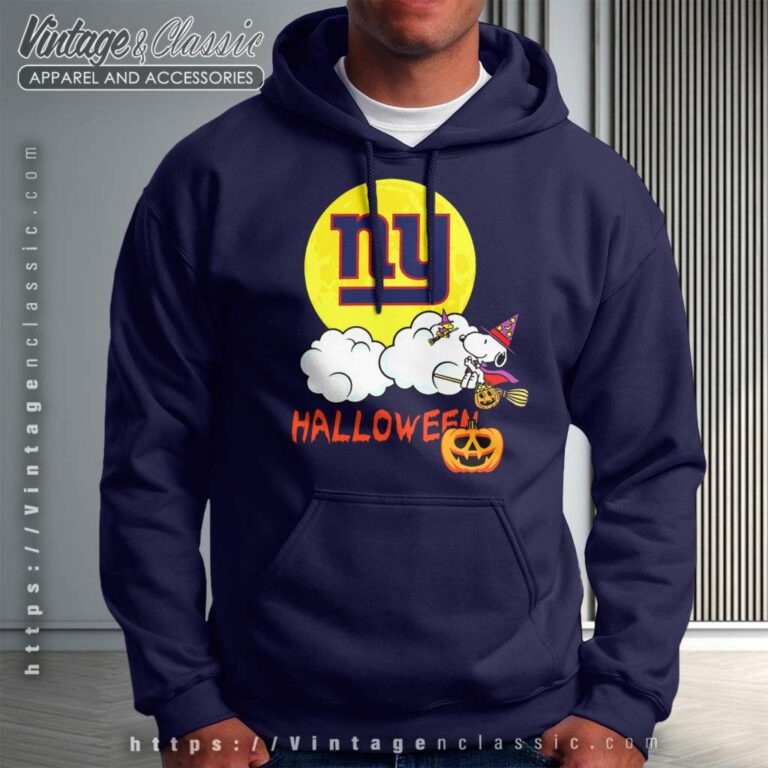 New York Giants Snoopy Halloween Hoodie New York Giants Snoopy Halloween Hoodie