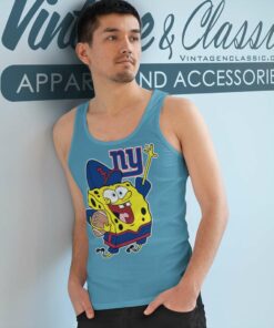 New York Giants Spongebob Tank Top Racerback