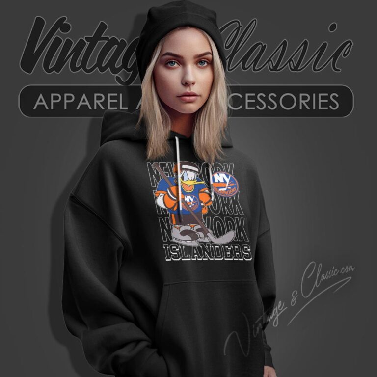 New York Islanders Donald Duck Hockey Shirt Hoodie New York Islanders Donald Duck Hockey Shirt Hoodie