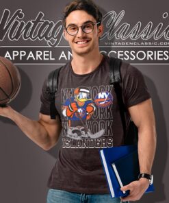 New York Islanders Donald Duck Hockey Shirt T shirt