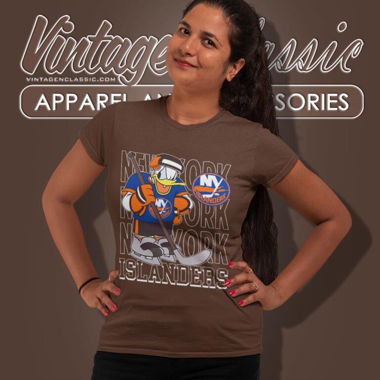 New York Islanders Donald Duck Hockey Shirt Women T shirt New York Islanders Donald Duck Hockey Shirt Women T shirt