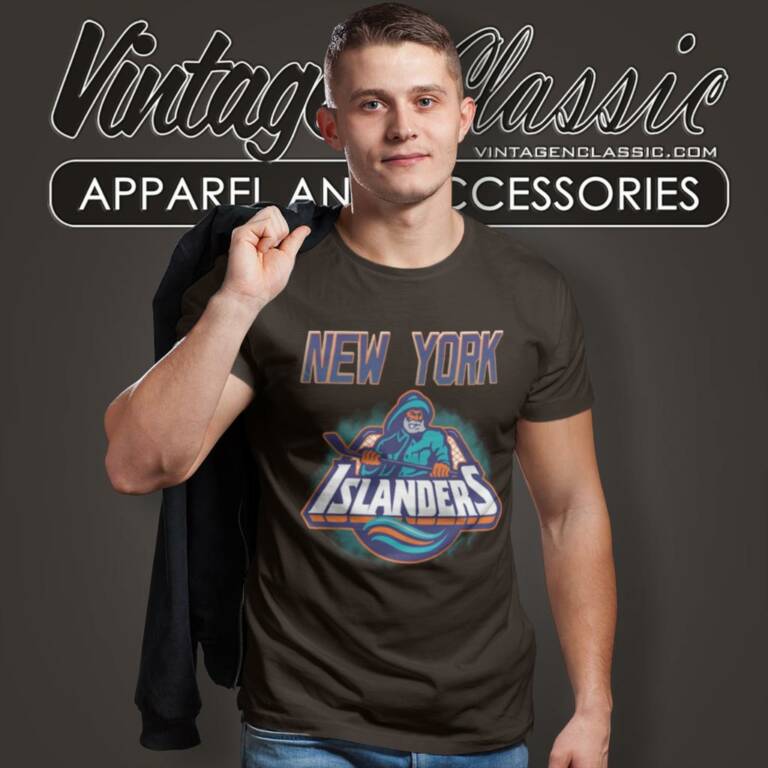 New York Islanders Fisherman Retro Nhl T Shirt New York Islanders Fisherman Retro Nhl T Shirt
