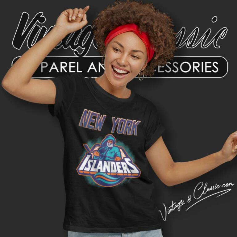 New York Islanders Fisherman Retro Nhl Women T Shirt New York Islanders Fisherman Retro Nhl Women T Shirt