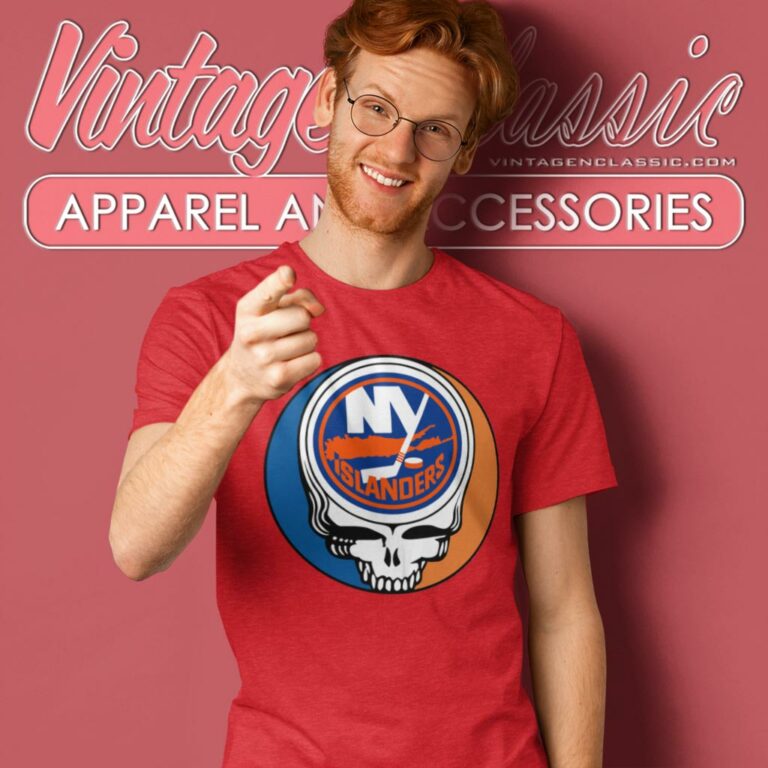 New York Islanders Grateful Dead Steal Your Face T Shirt New York Islanders Grateful Dead Steal Your Face T Shirt