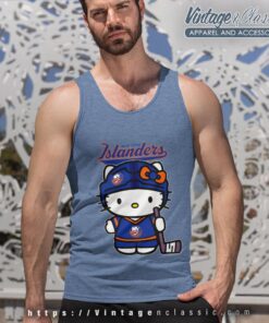 New York Islanders Hello Kitty Shirt Tank Top Racerback