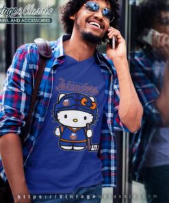 New York Islanders Hello Kitty Shirt V Neck TShirt