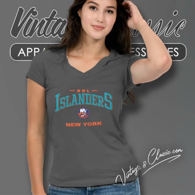 New York Islanders Nhl New York V Neck TShirt New York Islanders Nhl New York V Neck TShirt