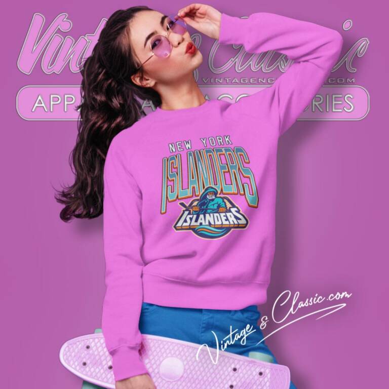 New York Islanders The Fisherman 1990s Retro Nhl Sweatshirt New York Islanders The Fisherman 1990s Retro Nhl Sweatshirt