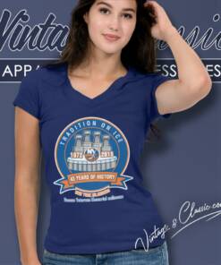 New York Islanders Tradition On Ice 1972 2015 V Neck TShirt