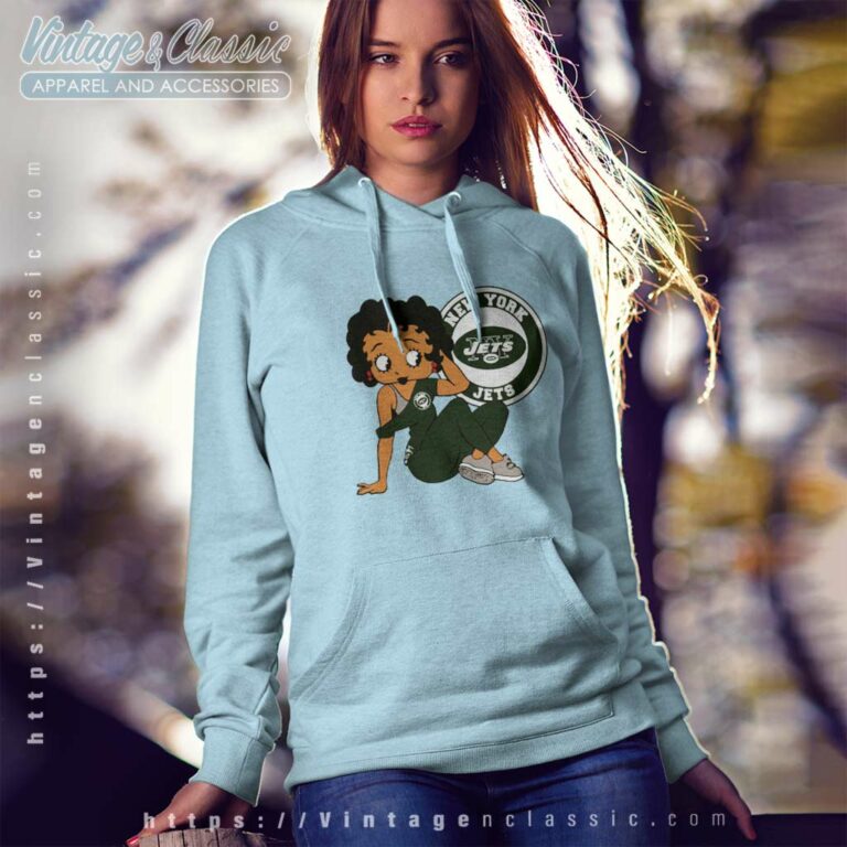 New York Jets Betty Boop Hoodie New York Jets Betty Boop Hoodie