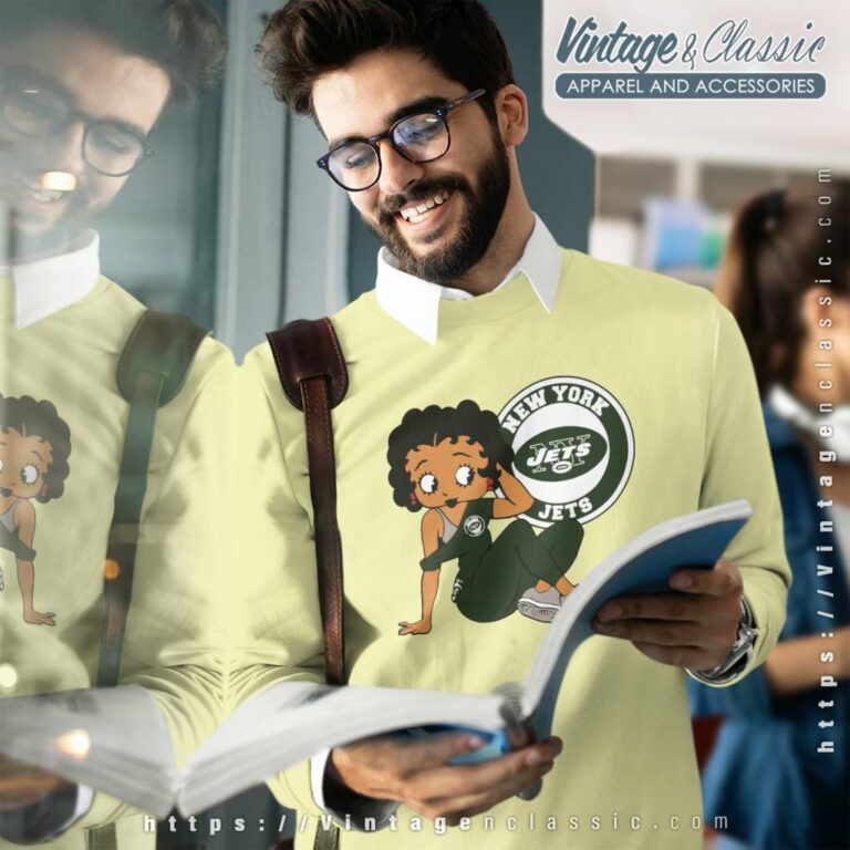 New York Jets Betty Boop Sweatshirt New York Jets Betty Boop Sweatshirt