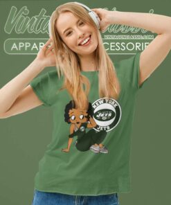 New York Jets Betty Boop Women TShirt