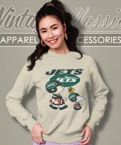 New York Jets Lets Play Football Together Snoopy Shirt