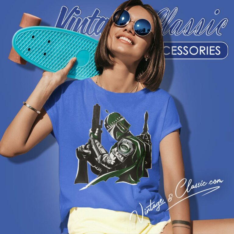 New York Jets Mandalorian Star Wars Women T Shirt New York Jets Mandalorian Star Wars Women T Shirt