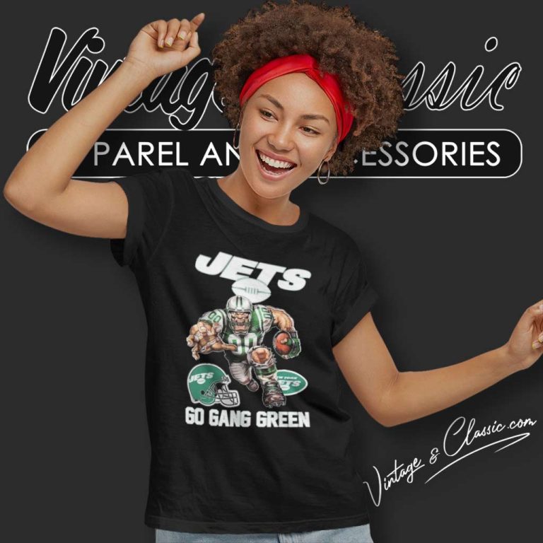 New York Jets Mascot Go Gang Green 2023 Women TShirt New York Jets Mascot Go Gang Green 2023 Women TShirt