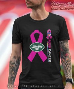 New York Jets Nfl Crush Cancer 2023 T Shirt