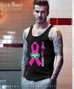 New York Jets Nfl Crush Cancer 2023 Tank Top Racerback