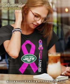 New York Jets Nfl Crush Cancer 2023 Women TShirt