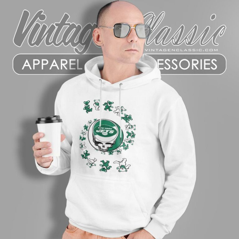 New York Jets Nfl Grateful Dancing Bears Hoodie New York Jets Nfl Grateful Dancing Bears Hoodie