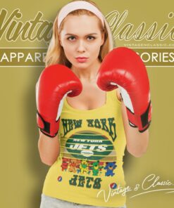 New York Jets Nfl Grateful Dancing Bears Retro Tank Top Racerback