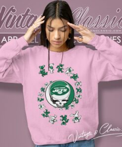 New York Jets Nfl Grateful Dancing Bears Shirt