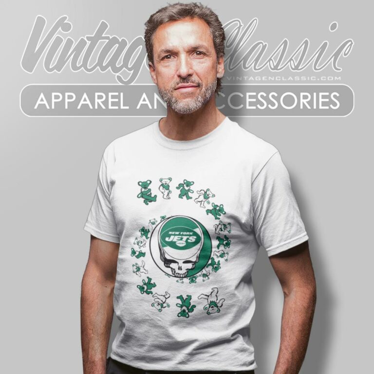 New York Jets Nfl Grateful Dancing Bears T Shirt New York Jets Nfl Grateful Dancing Bears T Shirt
