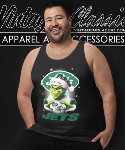 New York Jets Santa Grinch Christmas Love Tank Top Racerback
