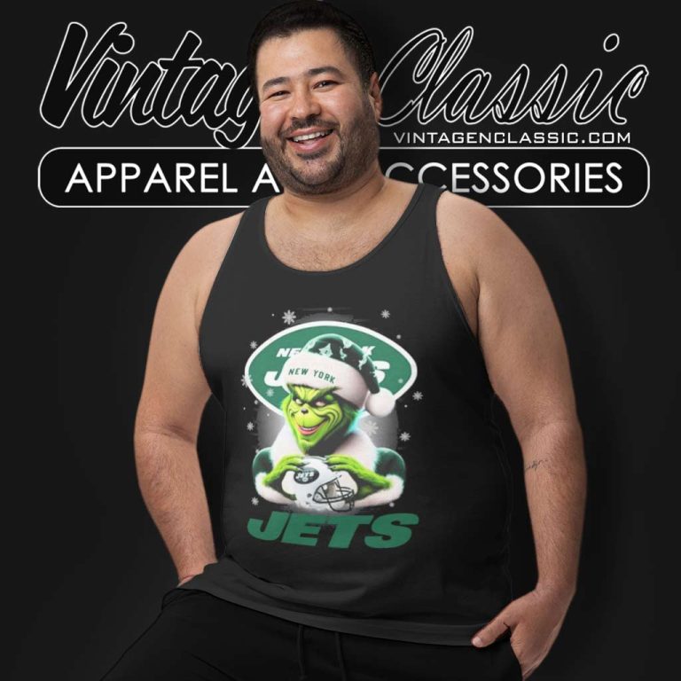 New York Jets Santa Grinch Christmas Love Tank Top Racerback New York Jets Santa Grinch Christmas Love Tank Top Racerback