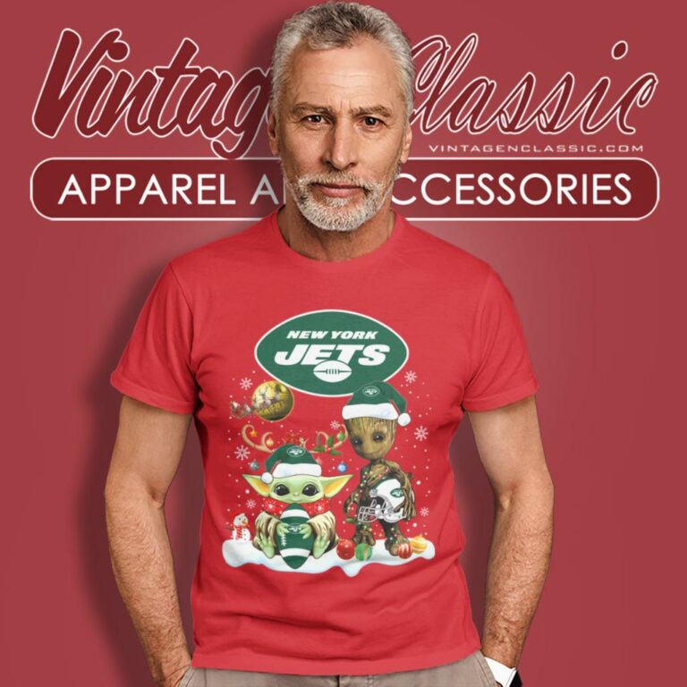 New York Jets Shirt Baby Yoda And Groot Santa Christmas T Shirt New York Jets Shirt Baby Yoda And Groot Santa Christmas T Shirt
