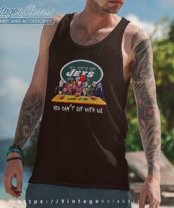 New York Jets Shirt Horror Movies You Cant Sit With Us 5 New York Jets Shirt Horror Movies You Cant Sit With Us Tank Top Racerback