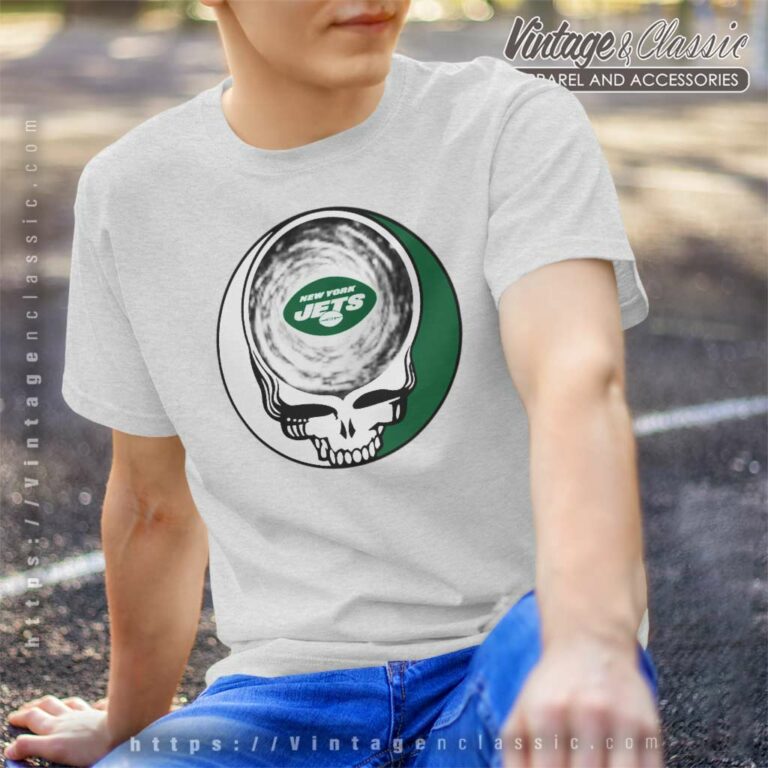 New York Jets Shirt Nfl Grateful Dead Logo T Shirt New York Jets Shirt Nfl Grateful Dead Logo T Shirt