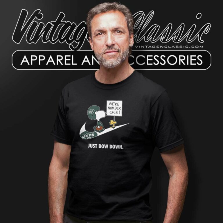 New York Jets Snoopy Are Number One Shirt Nike Just Bow Down T Shirt New York Jets Snoopy Are Number One Shirt Nike Just Bow Down T Shirt