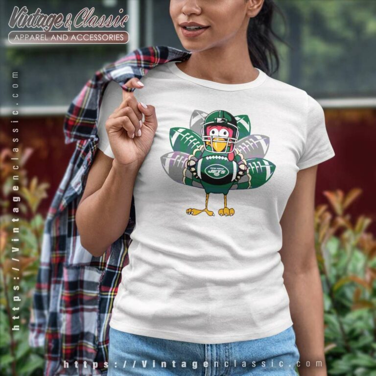 New York Jets Turkey Thanksgiving Women TShirt New York Jets Turkey Thanksgiving Women TShirt