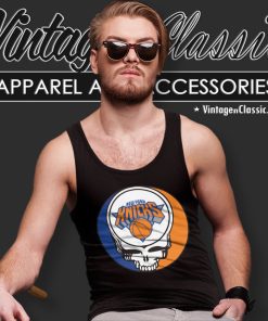 New York Knicks Grateful Dead Steal Your Face Tank Top Racerback