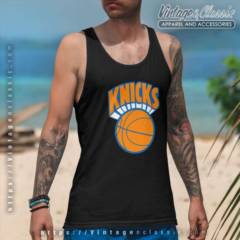 New York Knicks Logo Shirt Tank Top Racerback New York Knicks Logo Shirt Tank Top Racerback