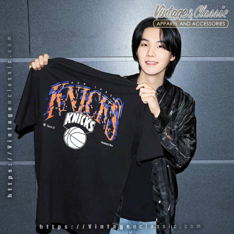 New York Knicks Nba Suga Glitch Shirt By Mitchell And Ness T shirt BackSide New York Knicks Nba Suga Glitch Shirt By Mitchell And Ness T shirt BackSide