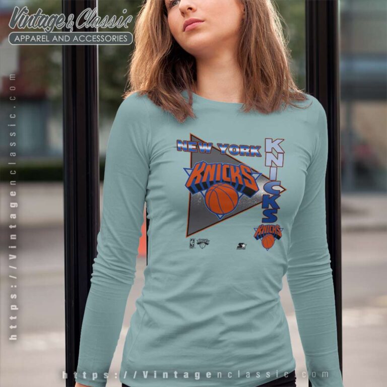New York Knicks Starter Vintage 90s Long Sleeve Tee New York Knicks Starter Vintage 90s Long Sleeve Tee