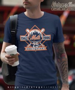 New York Mets 25th Anniversary World Series Champions T Shirt